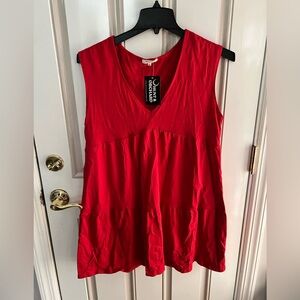 Women's Red Sleeveless Dress